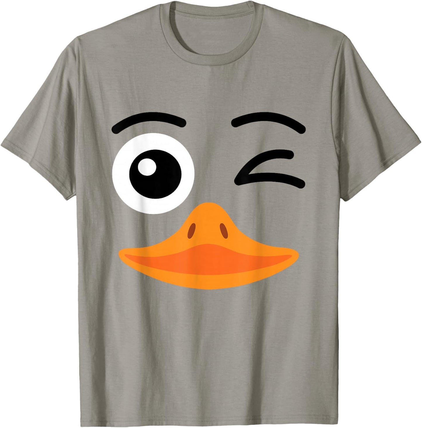 Funny lazy easy duck face costume for DIY halloween party T-Shirt - T-Shirt | Sand