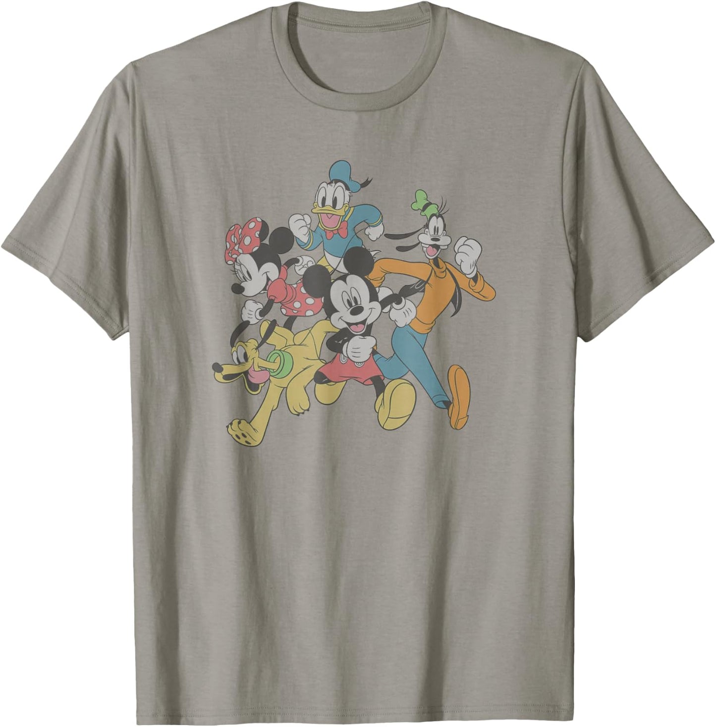Disney Mickey and Friends Group Shot Running T-Shirt - T-Shirt | Sand