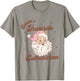 Women Santa's Favorite Esthetician Christmas Skin Therapist T-Shirt - T-Shirt | Sand