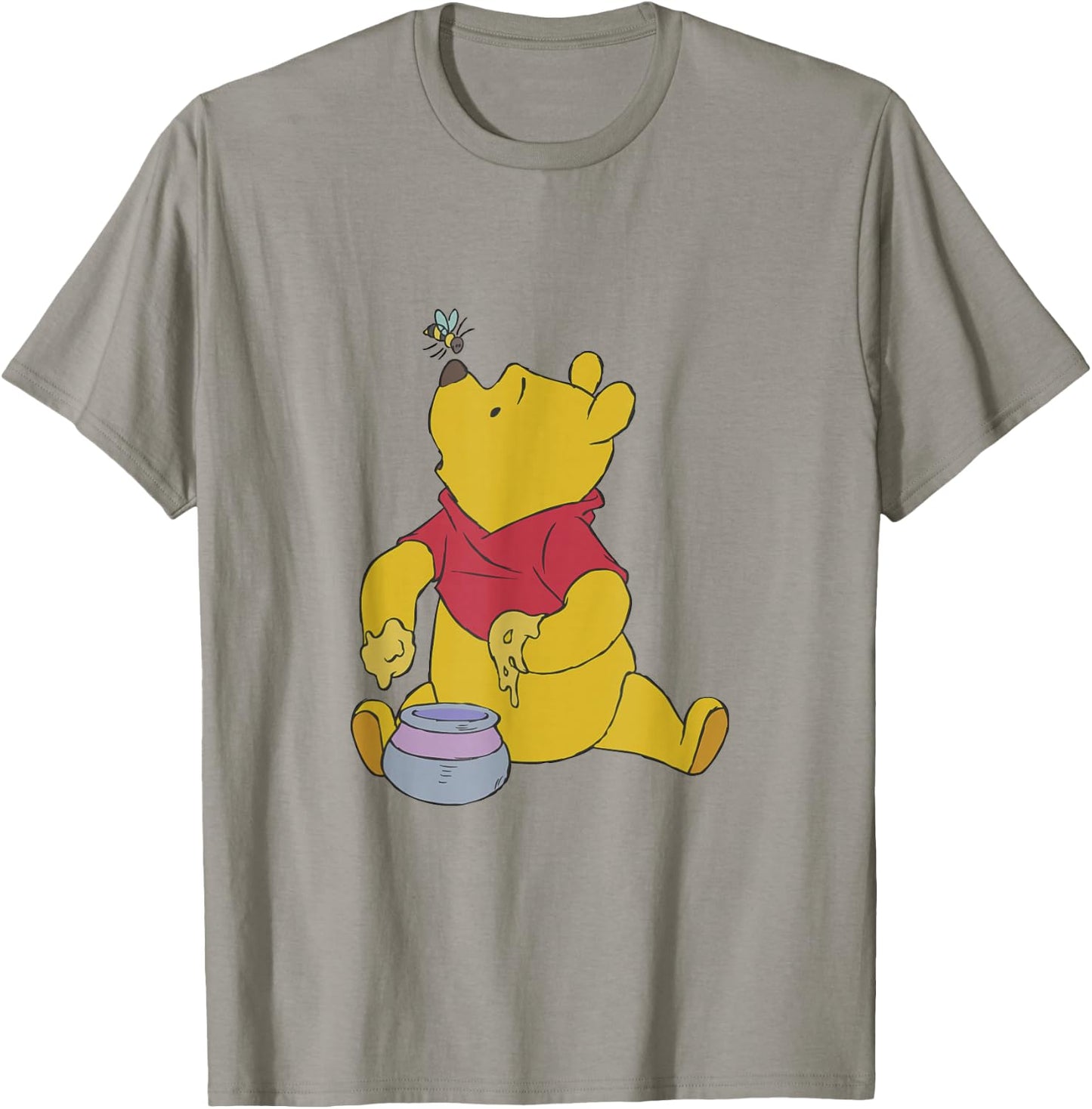 Disney Winnie The Pooh Honey Meeting Mrs. Bee Cute Logo T-Shirt - T-Shirt | Sand