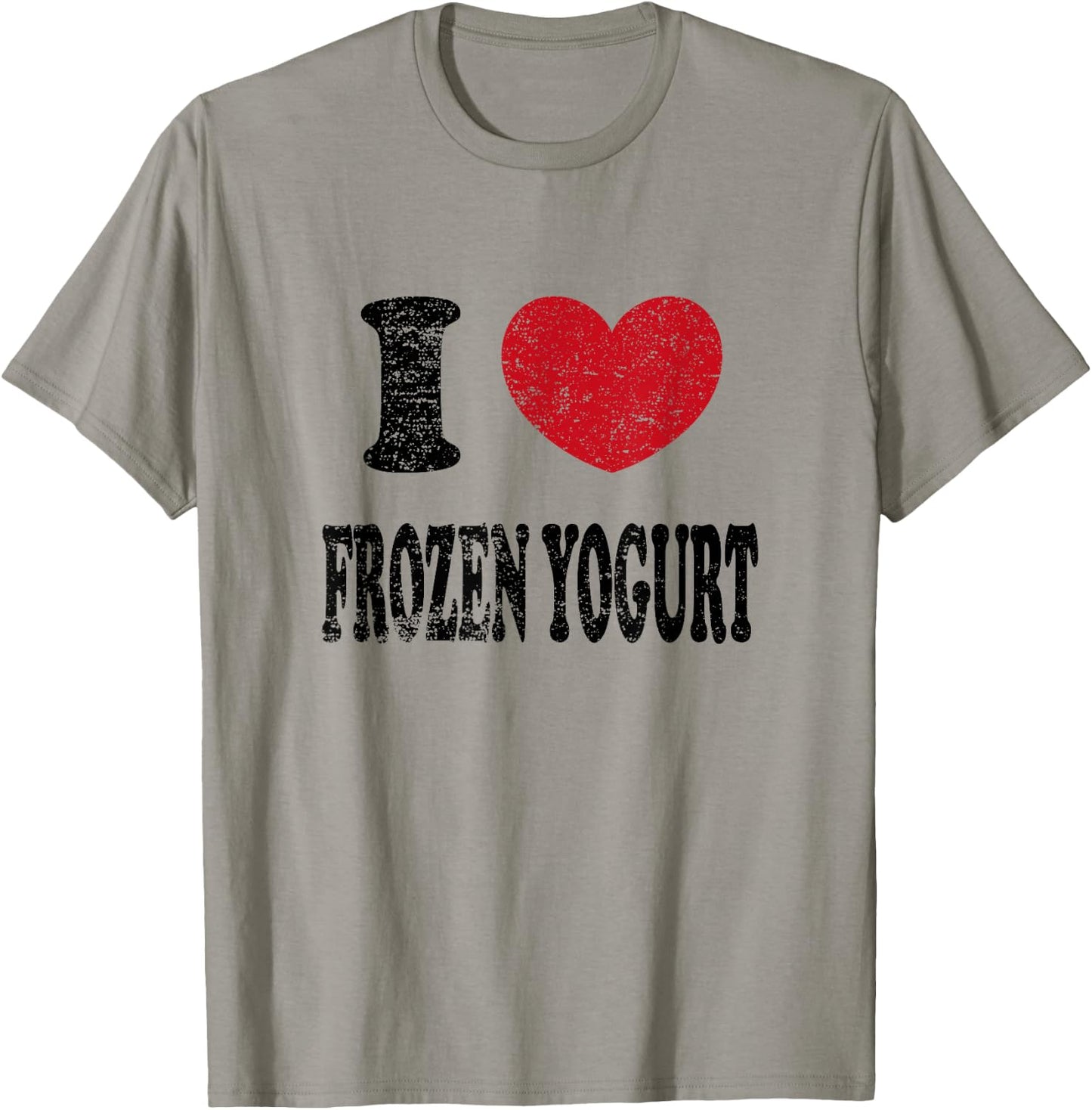 Vintage I Love Frozen Yogurt T-Shirt - T-Shirt | Sand
