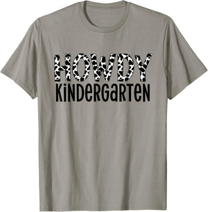 Howdy Kindergarten T-Shirt - T-Shirt | Sand