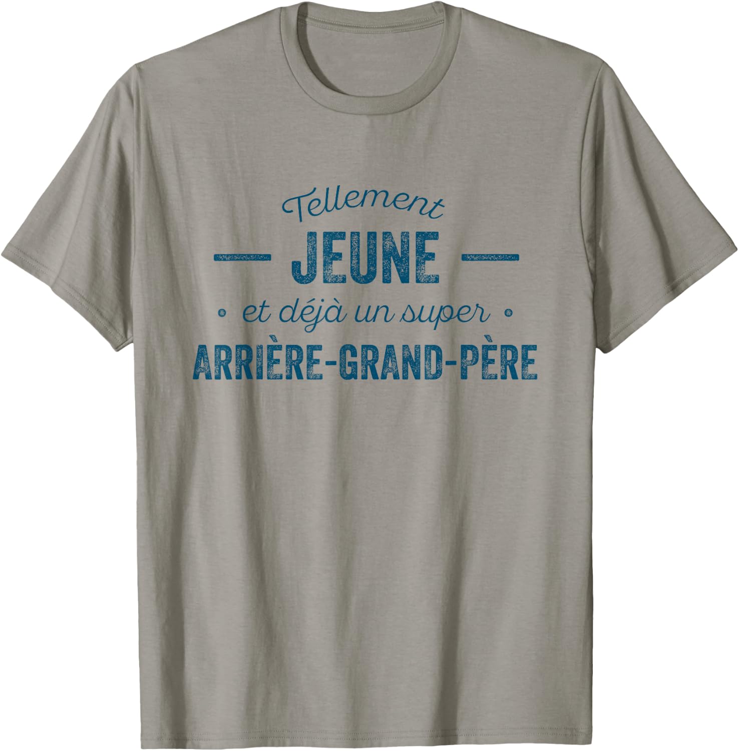 Jeune Arrière-Grand-Père Humour Fête Anniversaire , white, S T-Shirt - T-Shirt | Sand
