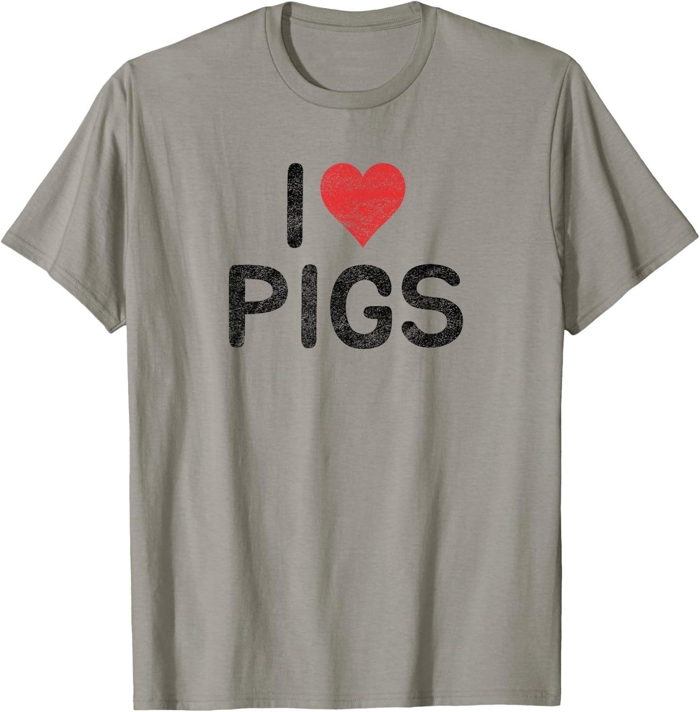I Love Pigs T-Shirt - T-Shirt | Sand