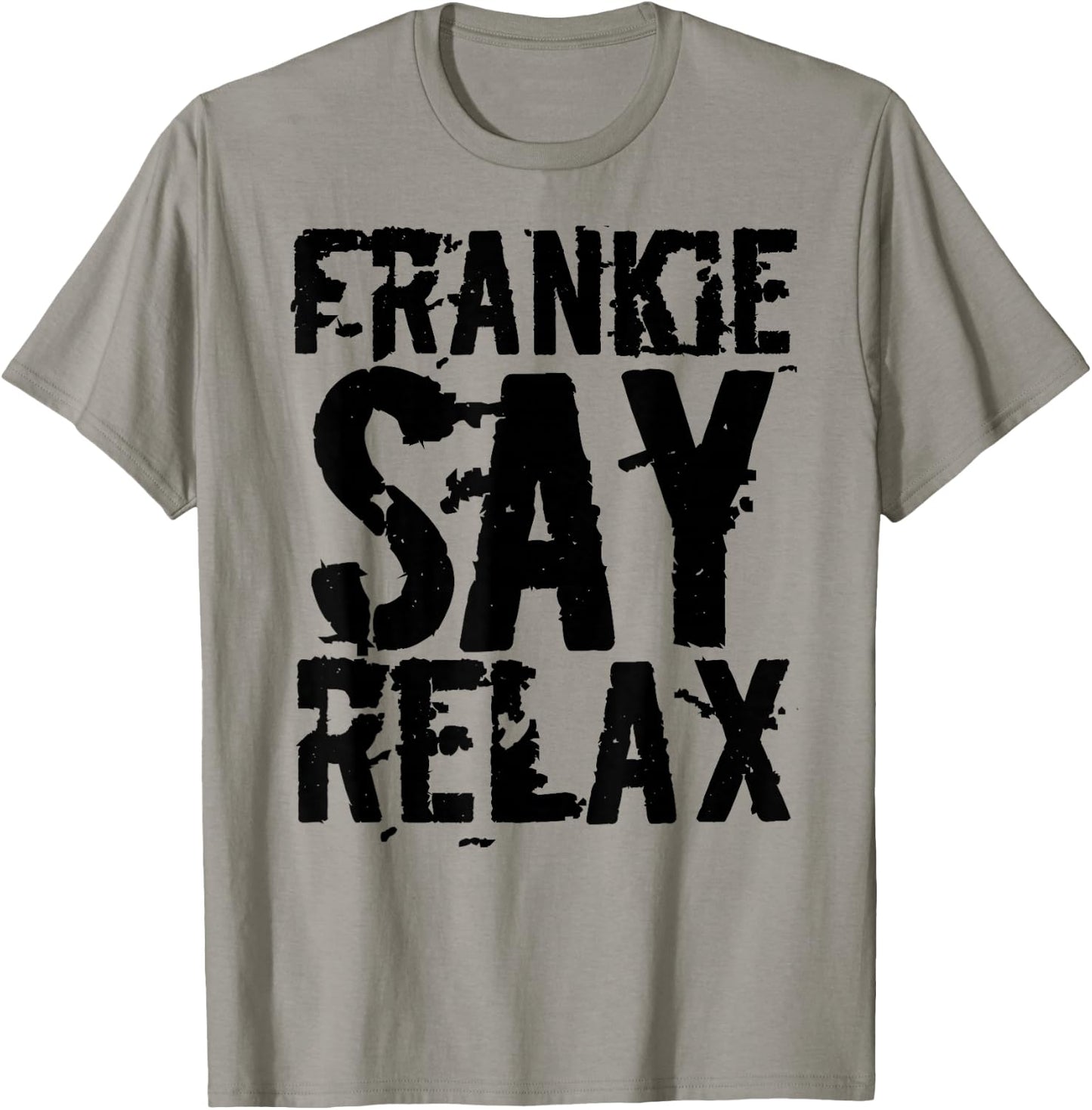 Frankie Say Relax mit auffälliger Schrift T-Shirt - T-Shirt | Sand