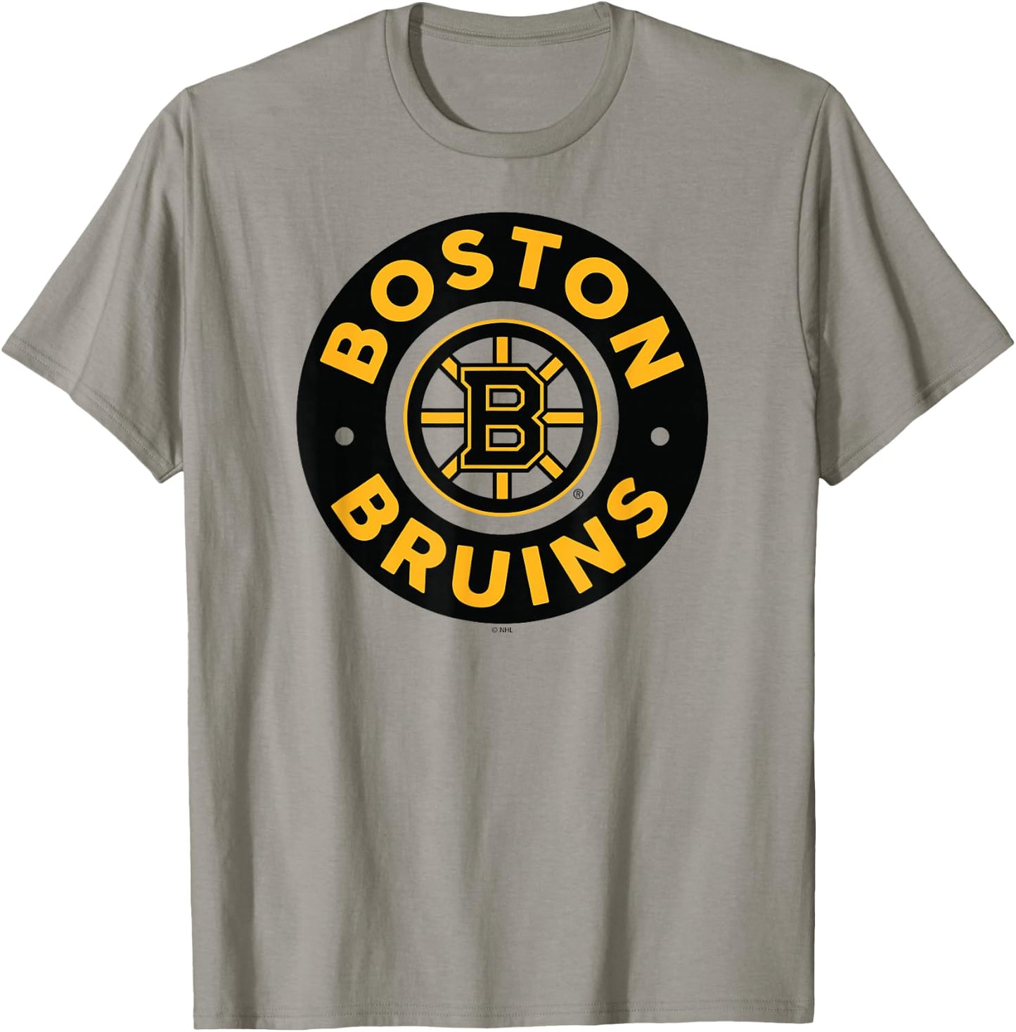 Boston Bruins Symbol White Officially Licensed T-Shirt - T-Shirt | Sand