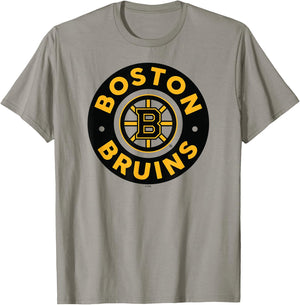 Boston Bruins Symbol White Officially Licensed T-Shirt - T-Shirt | Sand