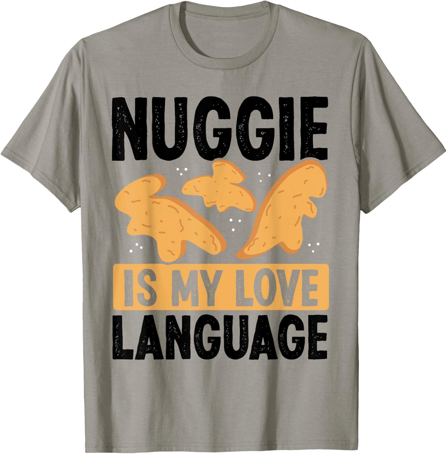 Dino Nuggets Dino Nugget Lover Keychain Chicken Nugget T-Shirt - T-Shirt | Sand