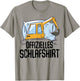 Bagger Offizielles Schlafshirt Schlafanzug Nachthemd Bagger T-Shirt - T-Shirt | Sand