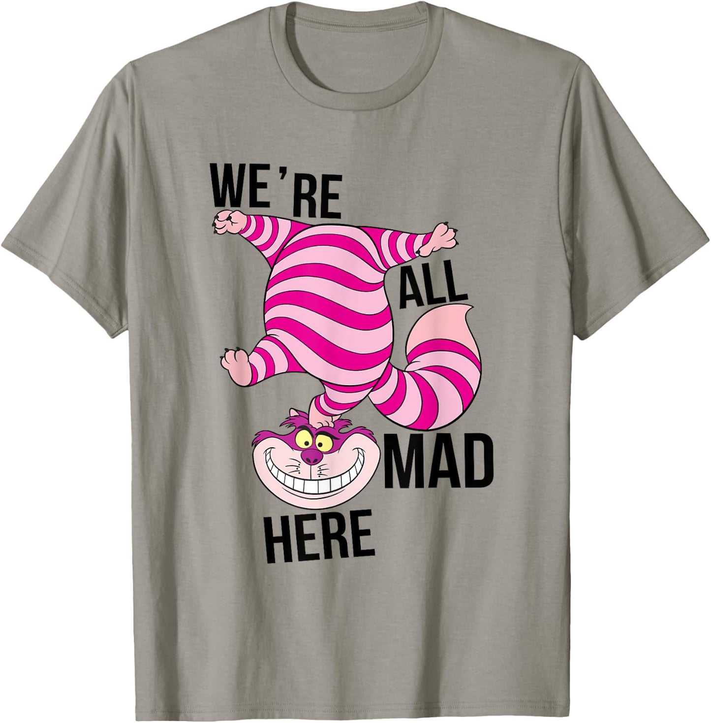 Alice In Wonderland All Mad Here T-Shirt - T-Shirt | Sand