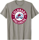 Colorado Avalanche Symbol Gray Officially Licensed T-Shirt - T-Shirt | Sand