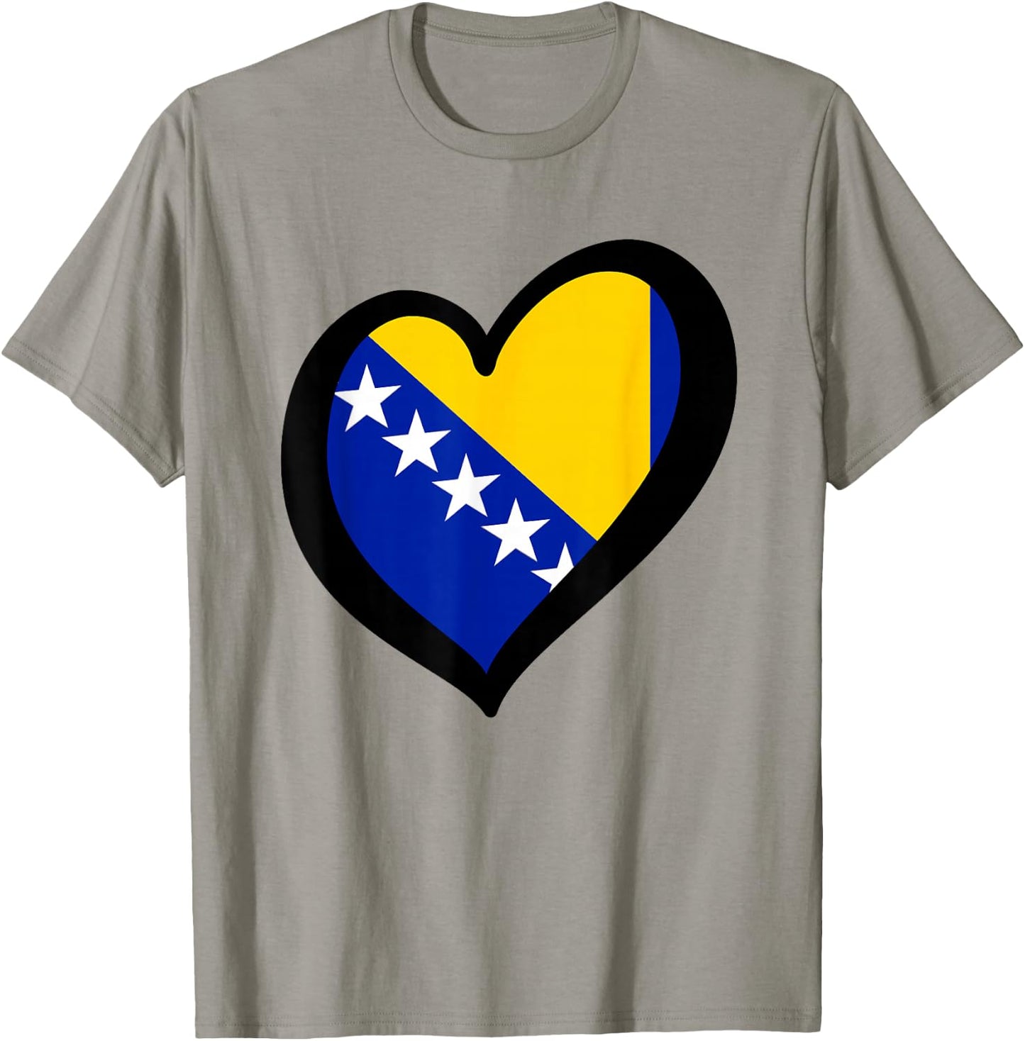 Bosnien Flagge Bosnische Farben Sarajevo Frauen Männer BIH T-Shirt - T-Shirt | Sand