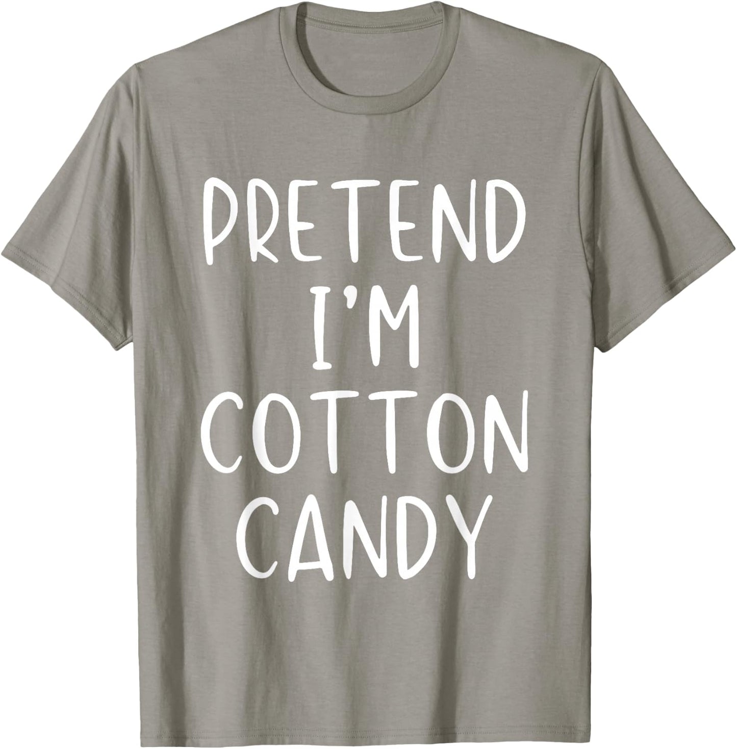 Pretend I'm A Cotton Candy Costume Halloween Simple Kid T-Shirt - T-Shirt | Sand