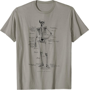 Human Skeleton Anatomical Skeleton bones T-Shirt - T-Shirt | Sand