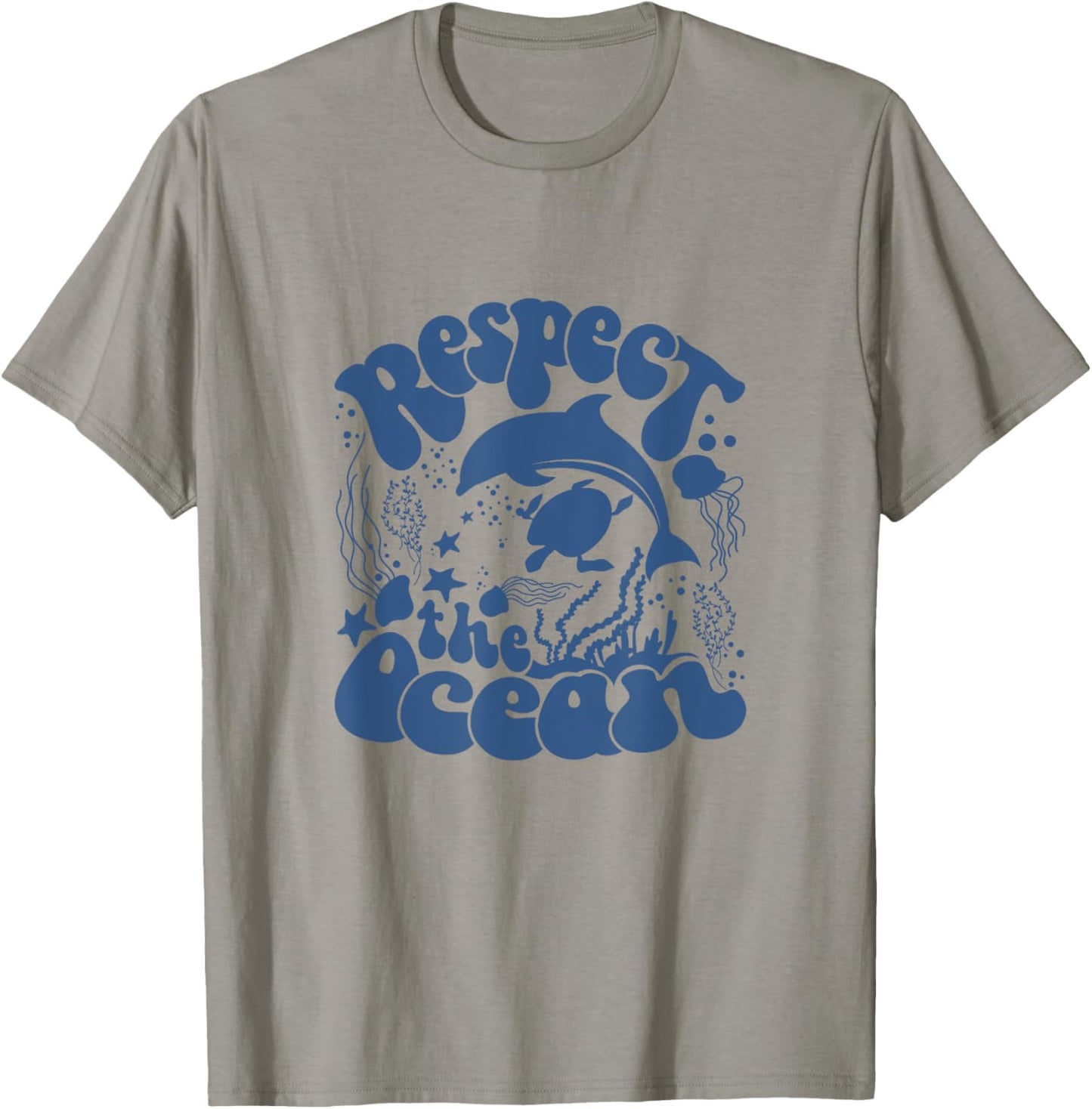 Respect The Ocean Protect The Shark Save Our Oceans T-Shirt - T-Shirt | Sand