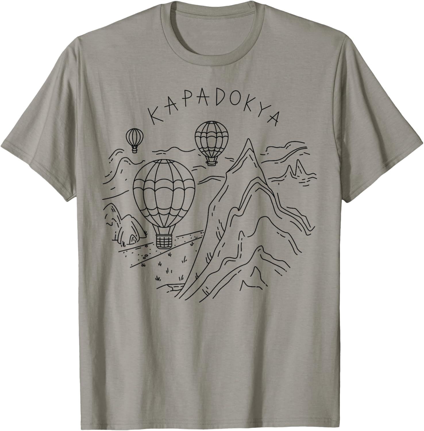 Travel Europe Asia Cappadocia Turkey Turkish Beach Vacation T-Shirt - T-Shirt | Sand