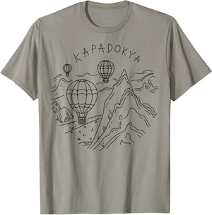 Travel Europe Asia Cappadocia Turkey Turkish Beach Vacation T-Shirt - T-Shirt | Sand