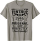 1946 Vintage To Perfection Matured Vintage Made In 1946 T-Shirt - T-Shirt | Sand