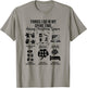 Things I Do In My Spare Time During Christmas Season T-Shirt - T-Shirt | Sand