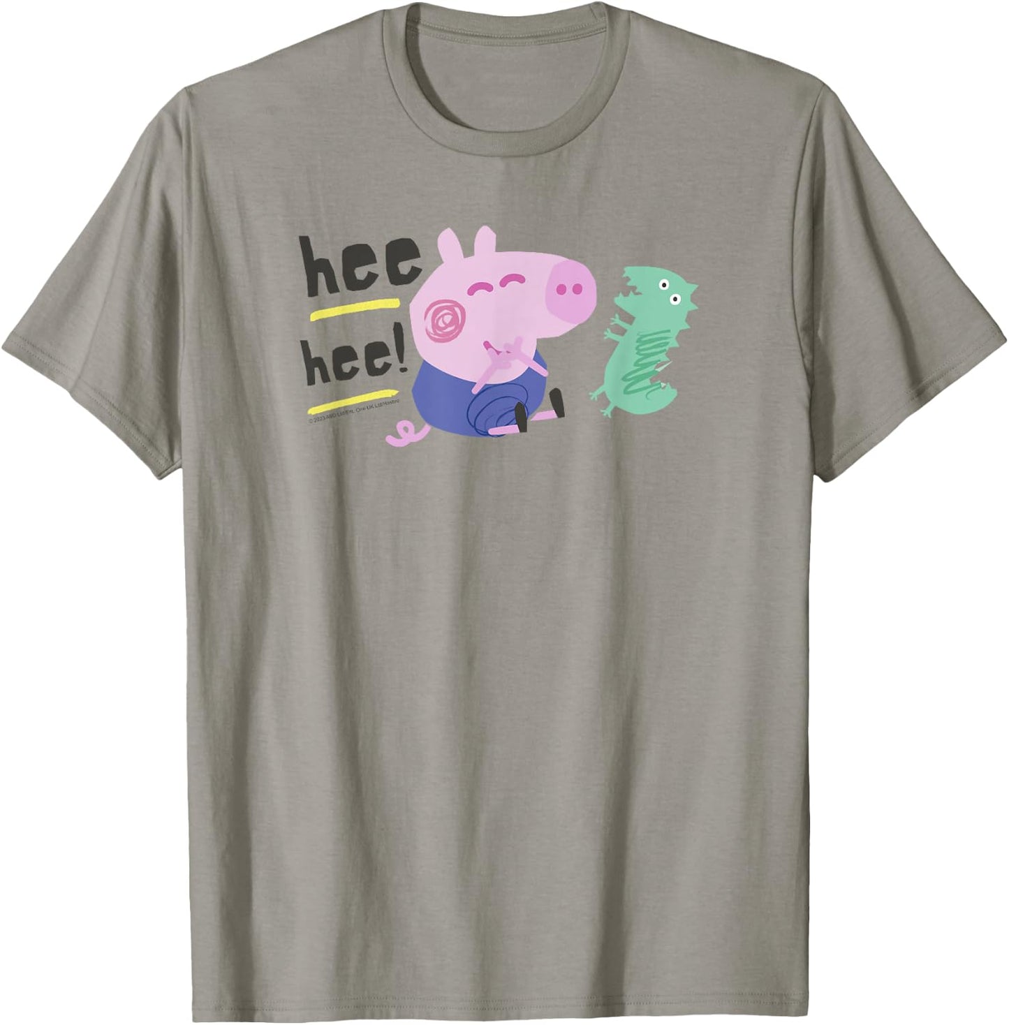 Peppa Pig Hee Hee! George Playing with Mr. Dinosaur T-Shirt - T-Shirt | Sand