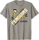 Pittsburgh Penguins Force Gray Officially Licensed T-Shirt - T-Shirt | Sand