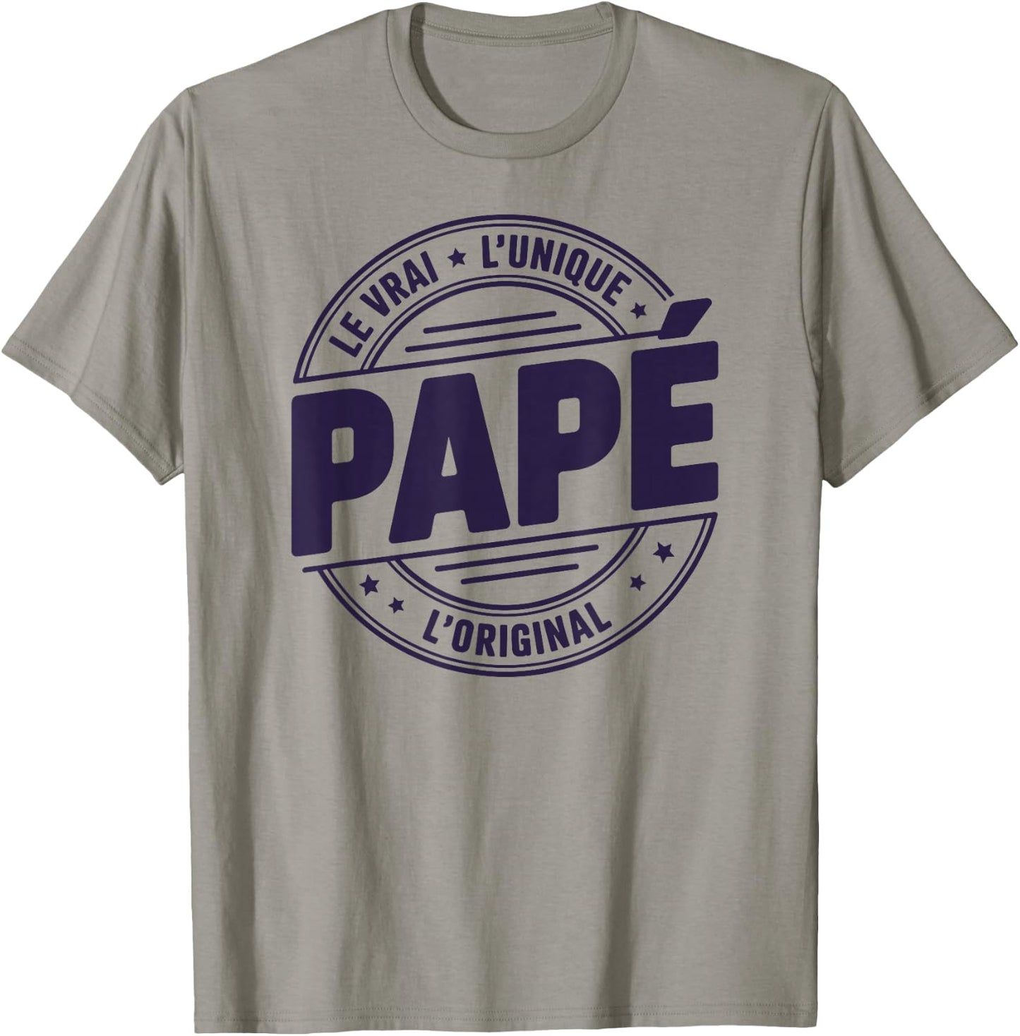 Papé Vrai Unique Original Fete des Peres Motif Papé T-Shirt - T-Shirt | Sand