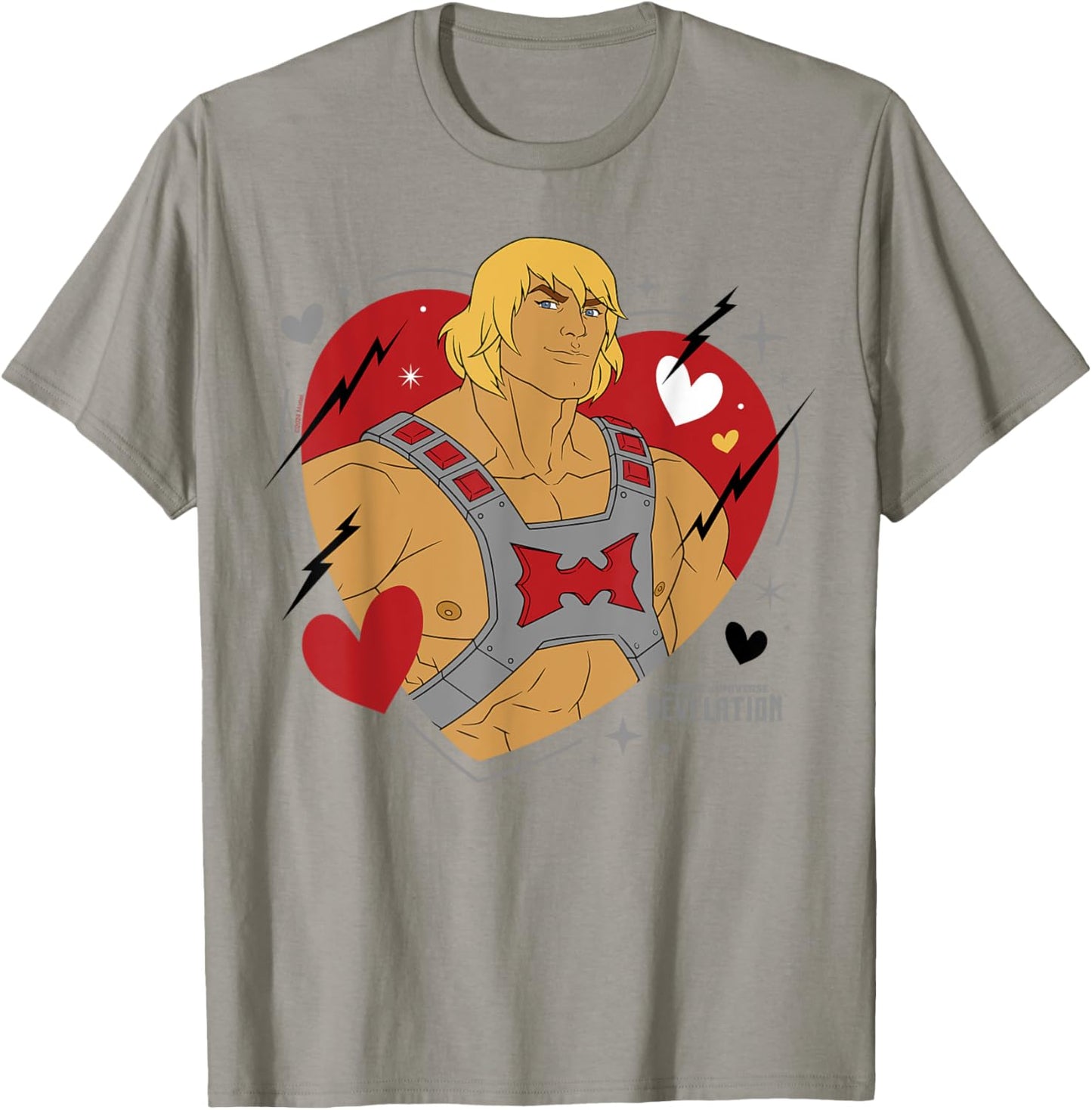 The Revelation of Masters of the Universe - He Man Heart , blue T-Shirt - T-Shirt | Sand