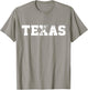 Vintage Texas Men Texas Women Retro Orange Gift T-Shirt - T-Shirt | Sand
