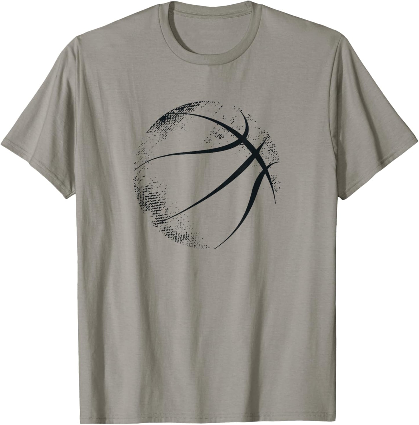Basketball Graphic Basketball , White T-Shirt - T-Shirt | Sand