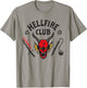 Stranger Things Hellfire Logo , white, S T-Shirt - T-Shirt | Sand