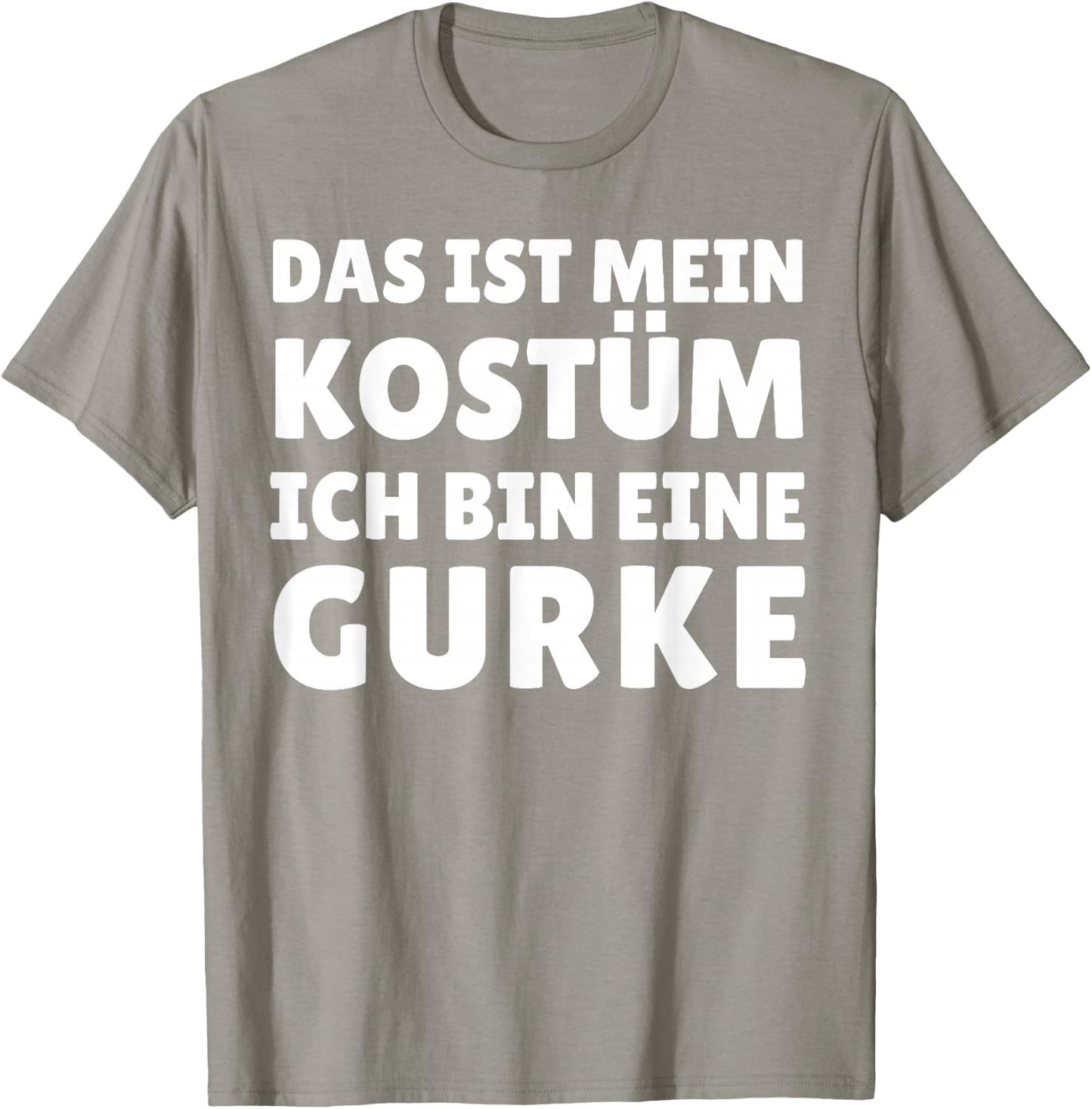 Funny Cucumber Costume for Carnival Halloween , Green T-Shirt - T-Shirt | Sand