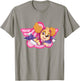 Paw Patrol Skye Cloud Torn Badge T-Shirt - T-Shirt | Sand