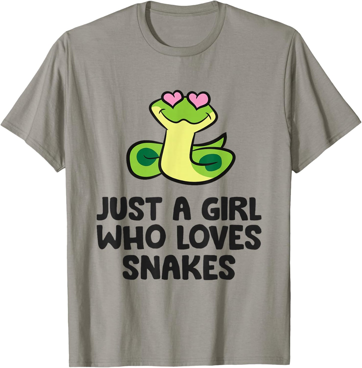 Just a Girl Who Loves Snakes T-Shirt - T-Shirt | Sand