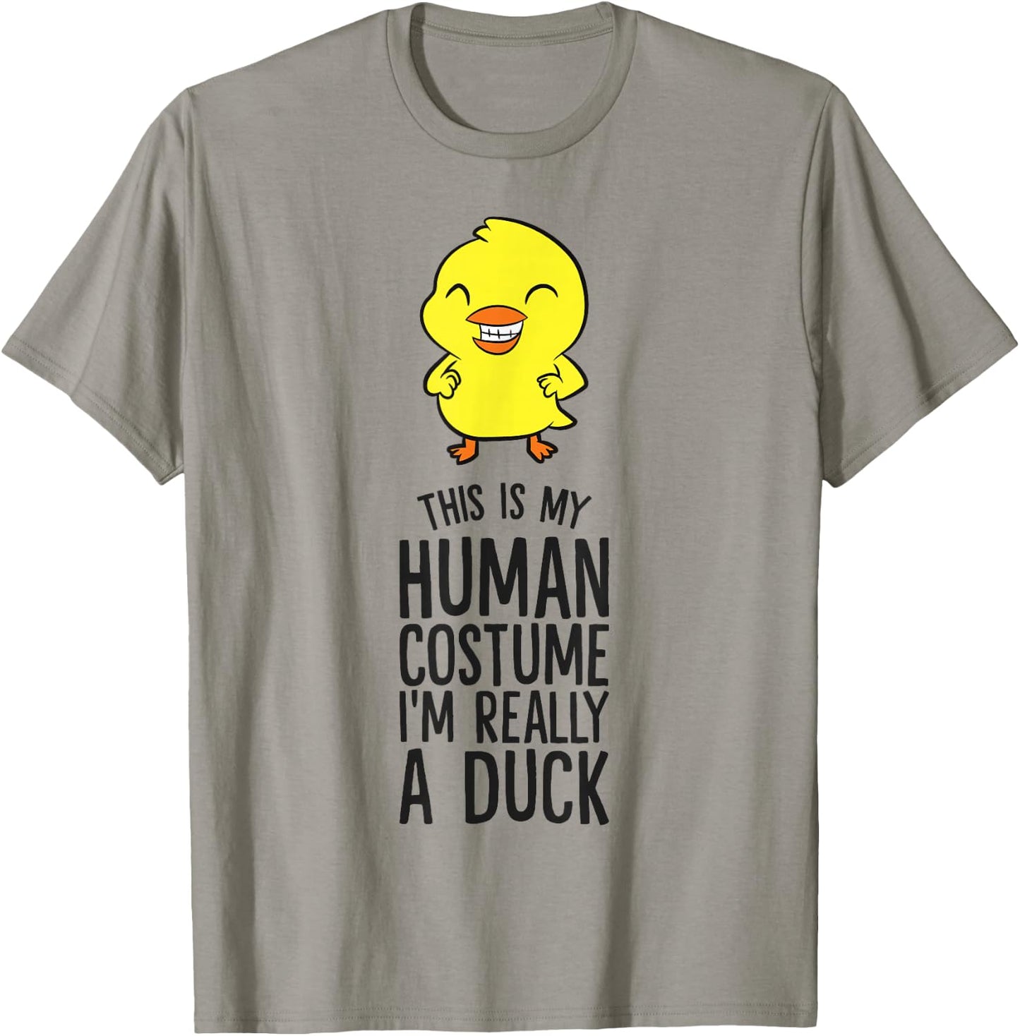 This Is My Human Costume I'm Really A Duck T-Shirt - T-Shirt | Sand