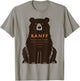 Banff National Park Alberta Canada Retro Vintage Bear T-Shirt - T-Shirt | Sand