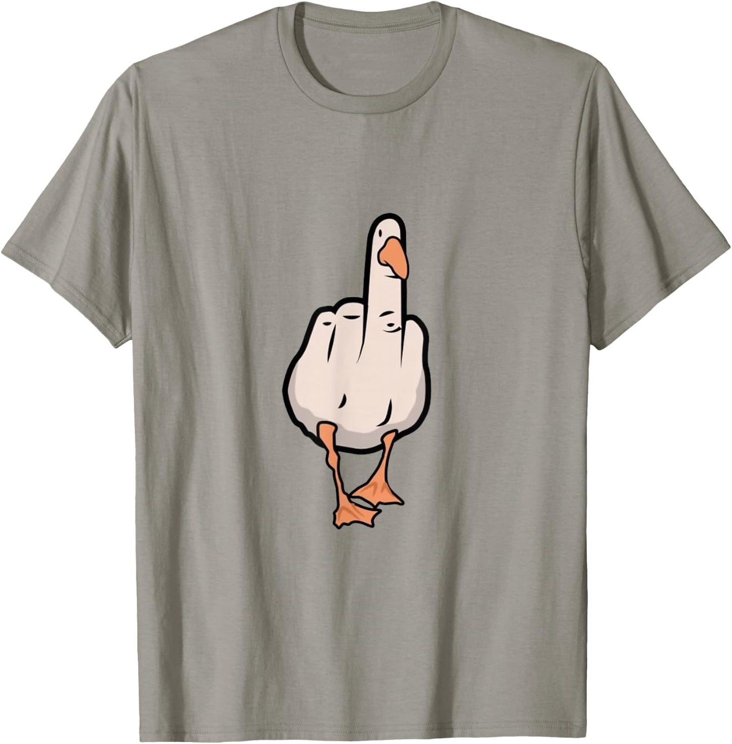 Anti-social duck T-Shirt - T-Shirt | Sand