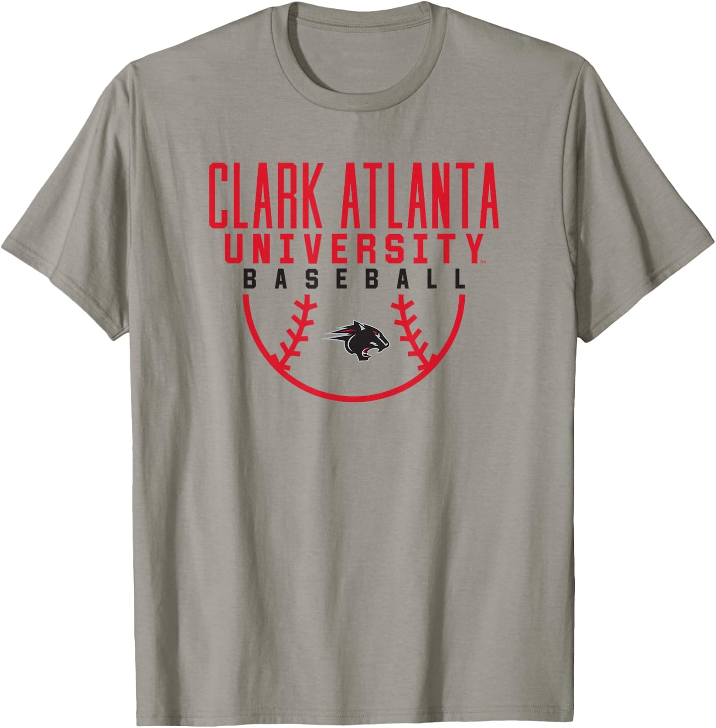 Clark Atlanta University CAU Panthers Baseball Arch T-Shirt - T-Shirt | Sand