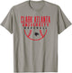 Clark Atlanta University CAU Panthers Baseball Arch T-Shirt - T-Shirt | Sand