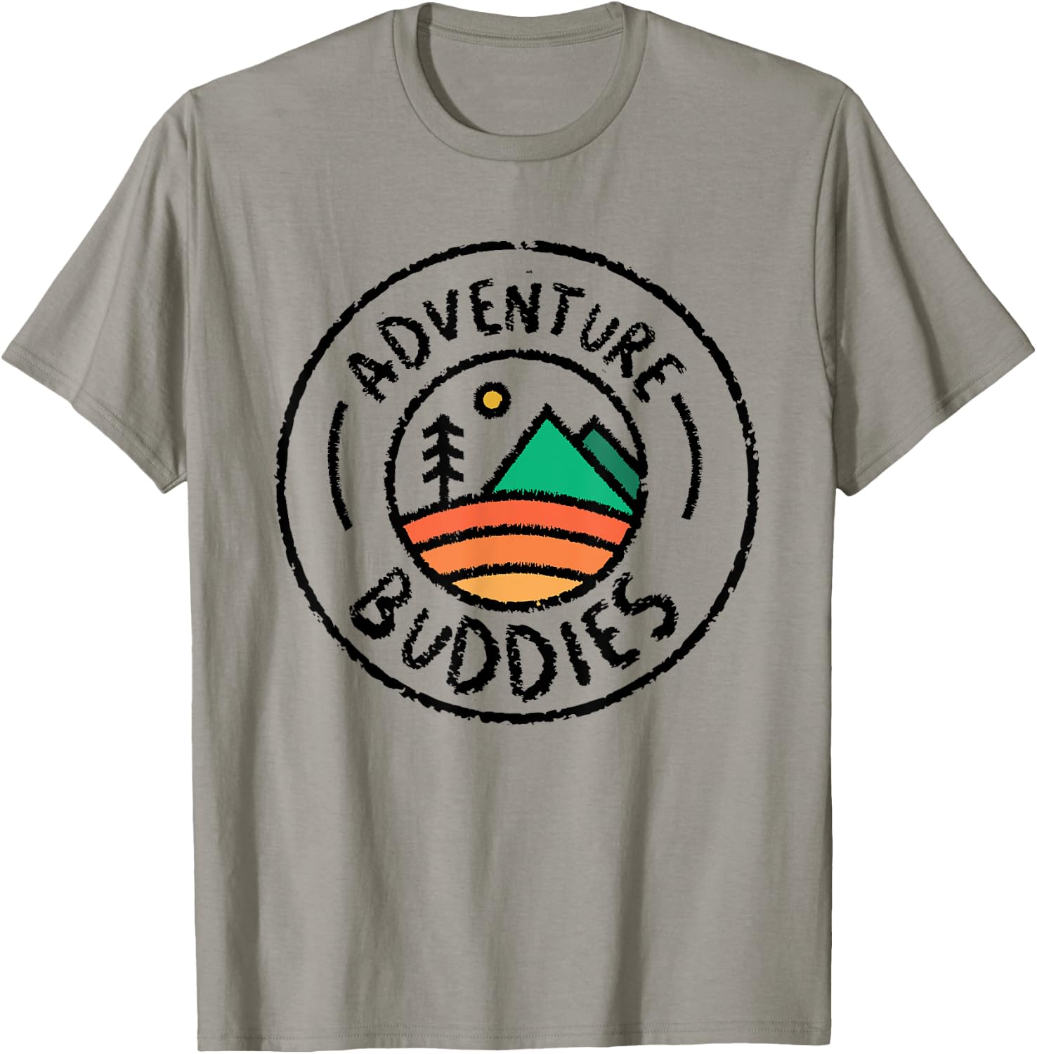 Camping Matching Shirts for Family Camper Adventure Buddies T-Shirt - T-Shirt | Sand