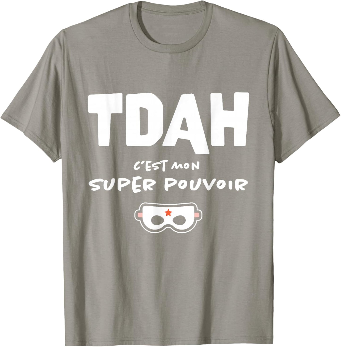 Humor ADHD Superhero Awareness Hyperactivity , Orange, S T-Shirt - T-Shirt | Sand
