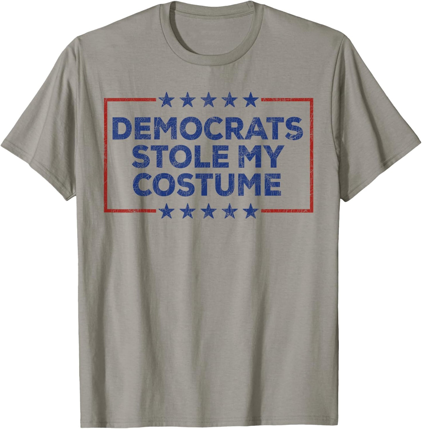 Democrats Stole My Costume, Yard Sign Trump 2024 Halloween T-Shirt - T-Shirt | Sand