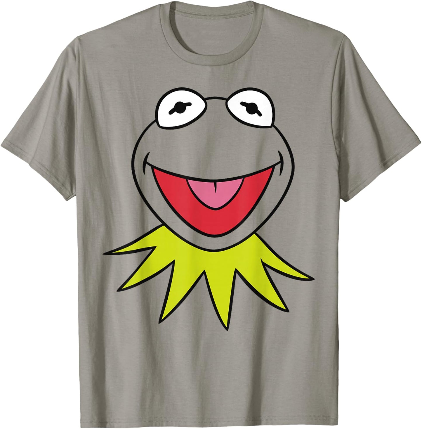 Disney The Muppets Kermit Big Face Vintage Portrait T-Shirt - T-Shirt | Sand