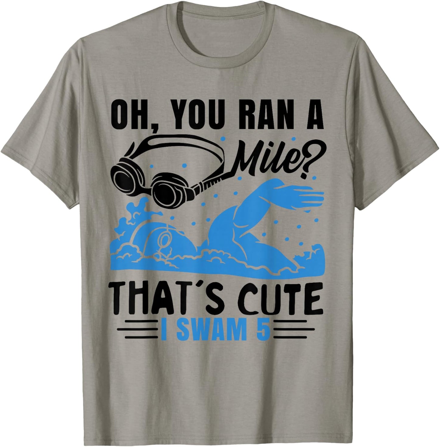 Funny Swimmer Swimming T-Shirt - T-Shirt | Sand