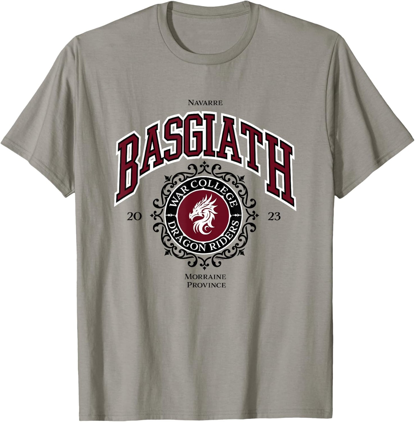 Fourth Wing The Empyrean Basgiath War College Dragon Riders T-Shirt - T-Shirt | Sand