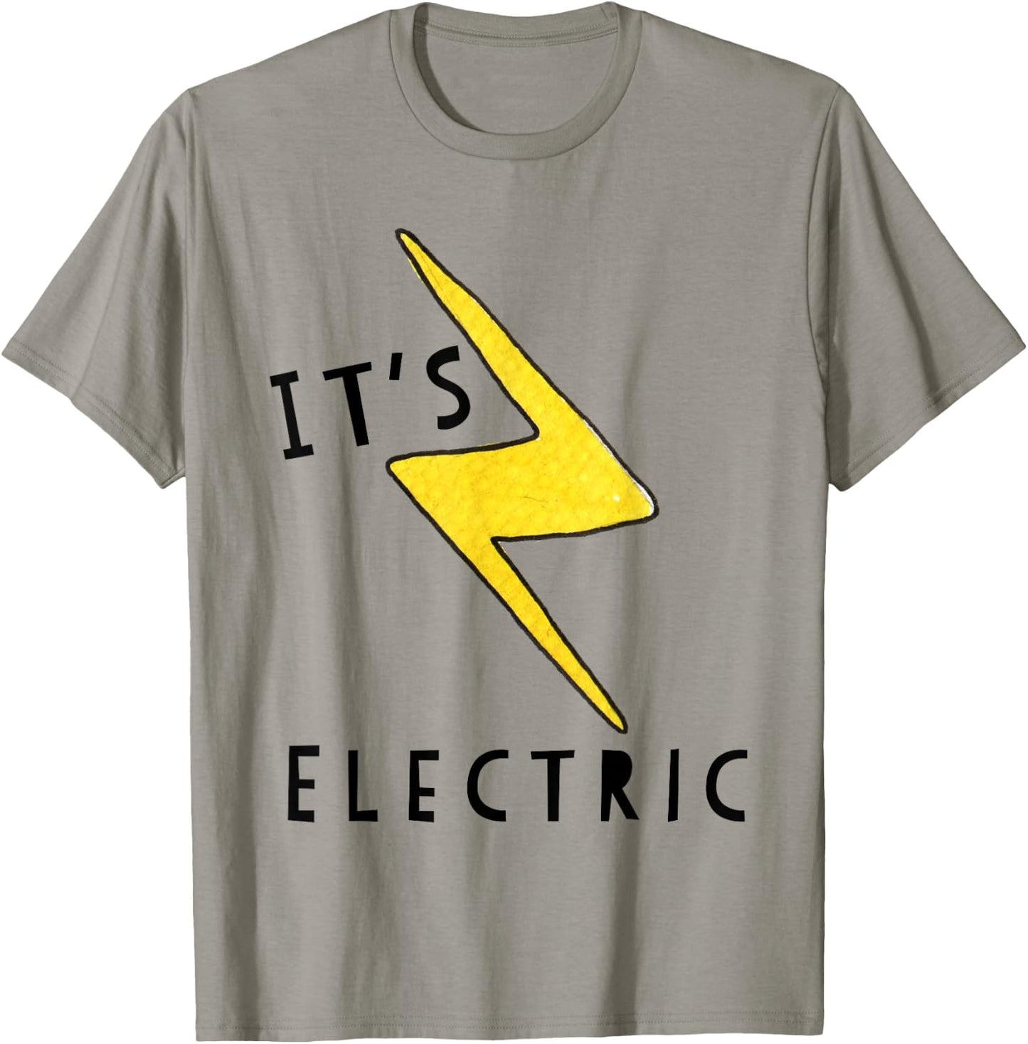 Science is Awesome by Spirit Taffy It's Electric, Funny Lightning Bolt T-Shirt - T-Shirt | Sand