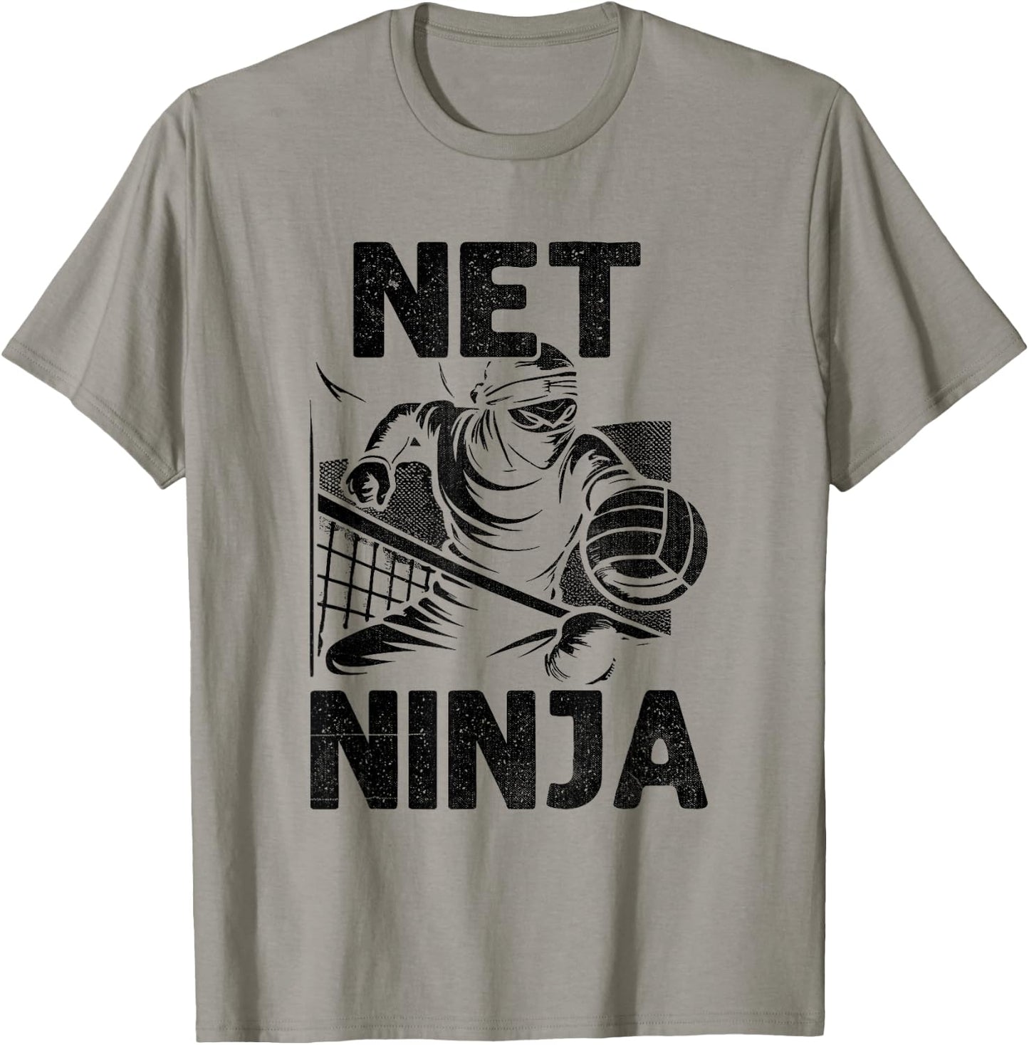 Net Ninja Volleyball Player Volleyballer Sports T-Shirt - T-Shirt | Sand
