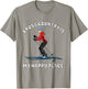 Cross Country is My Happy Place Ski Lovers T Shirt T-Shirt - T-Shirt | Sand
