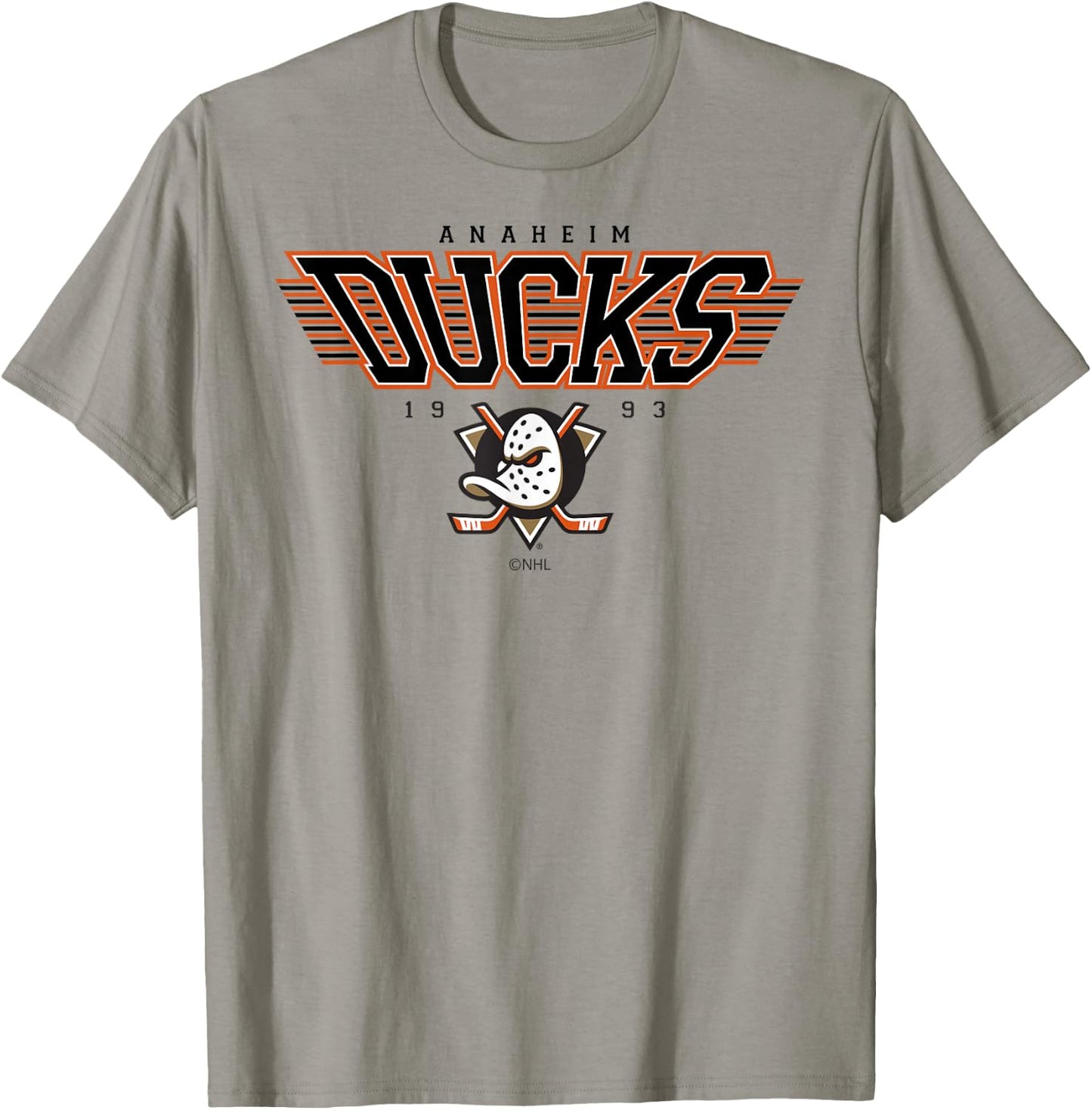 Anaheim Ducks Laser Officially Licensed T-Shirt - T-Shirt | Sand