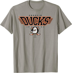 Anaheim Ducks Laser Officially Licensed T-Shirt - T-Shirt | Sand