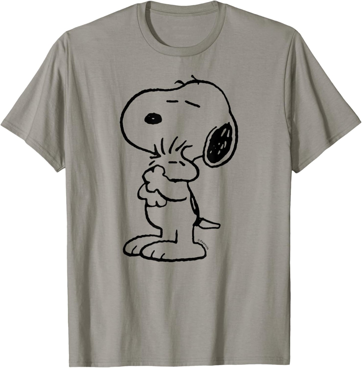 Peanuts Snoopy Loves Woodstock , blue T-Shirt - T-Shirt | Sand